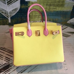Replica Hermes Yellow Birkin 30 Bag