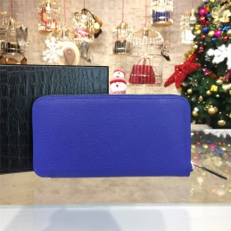 Replica Hermes Blue Azap Classic Wallet