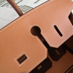 Replica Hermes Tan Birkin 30 Gold Hardware Bag