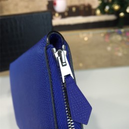 Replica Hermes Blue Azap Classic Wallet