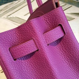 Replica Hermes Burgundy Birkin 30 Contrast Stitch Bag