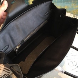 Replica Hermes Black Birkin 35 Gold Hardware Bag