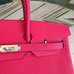 Replica Hermes Pink Birkin 35 Palladium Hardware Bag