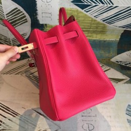 Replica Hermes Pink Birkin 35 Palladium Hardware Bag
