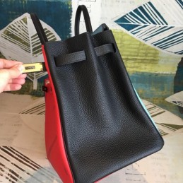 Replica Hermes Red Blue Colorblock Birkin 40 Gold Hardware Bag