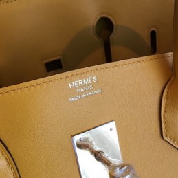 Replica Hermes Yellow Birkin 40 Gold Hardware Bag