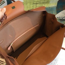 Replica Hermes Tan Birkin 40 Gold Hardware Bag