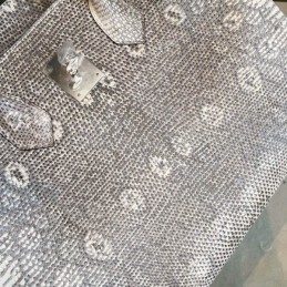 Replica Hermes Gray Monogram Print Birkin 30 Bag