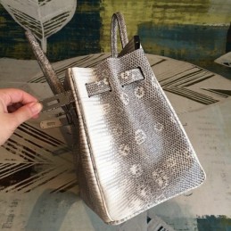 Replica Hermes Gray Monogram Print Birkin 30 Bag