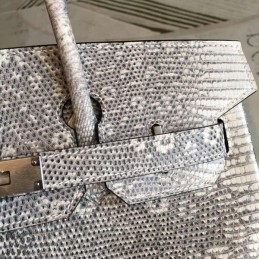 Replica Hermes Gray Monogram Print Birkin 30 Bag