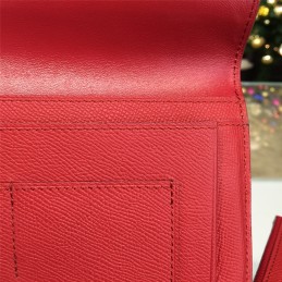 Replica Hermes Red Dogon Duo Wallet