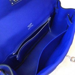 Replica Hermes Blue Berline Mini 21 Crossbody Bag