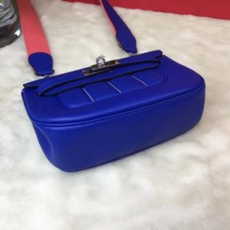 Replica Hermes Blue Berline Mini 21 Crossbody Bag
