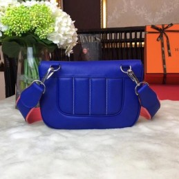 Replica Hermes Blue Berline Mini 21 Crossbody Bag