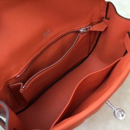 Replica Hermes Orange Berline Mini 21 Crossbody Bag