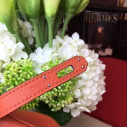 Replica Hermes Orange Berline Mini 21 Crossbody Bag
