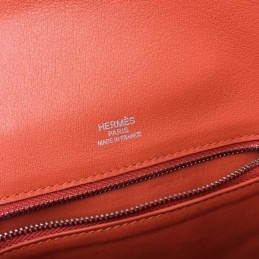 Replica Hermes Orange Berline Mini 21 Crossbody Bag