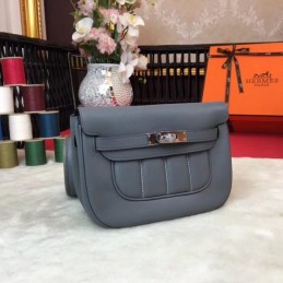 Replica Hermes Gray Berline Mini 21 Crossbody Bag