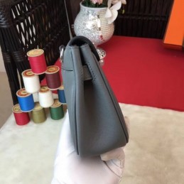 Replica Hermes Gray Berline Mini 21 Crossbody Bag