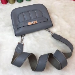 Replica Hermes Gray Berline Mini 21 Crossbody Bag