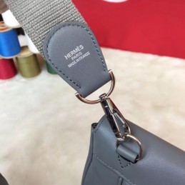 Replica Hermes Gray Berline Mini 21 Crossbody Bag