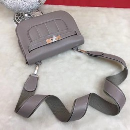 Replica Hermes Taupe Berline Mini 21 Crossbody Bag