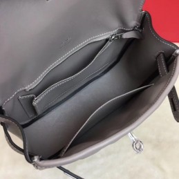 Replica Hermes Taupe Berline Mini 21 Crossbody Bag