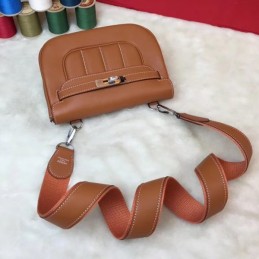 Replica Hermes Tan Berline Mini 21 Crossbody Bag