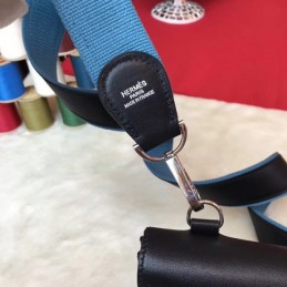 Replica Hermes Black Berline Mini 21 Crossbody Bag