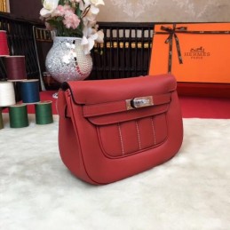 Replica Hermes Red Berline Mini 21 Crossbody Bag