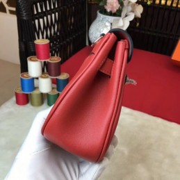 Replica Hermes Red Berline Mini 21 Crossbody Bag