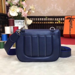 Replica Hermes Navy Blue Berline Mini 21 Crossbody Bag