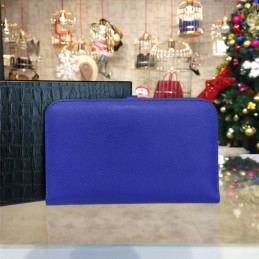 Replica Hermes Blue Dogon Duo Wallet