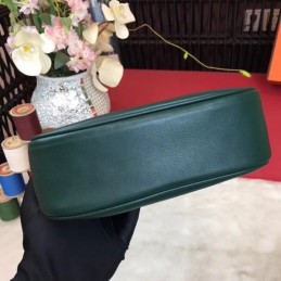 Replica Hermes Dark Green Berline Mini 21 Crossbody Bag