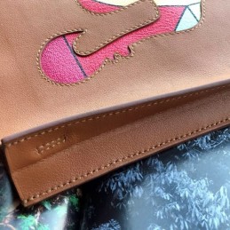 Replica Hermes Tan Horse Patch Omenitou Clutch Bag
