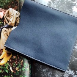 Replica Hermes Navy Horse Patch Omenitou Clutch Bag