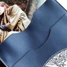 Replica Hermes Navy Horse Patch Omenitou Clutch Bag