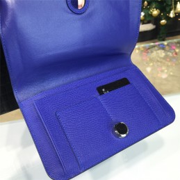 Replica Hermes Blue Dogon Duo Wallet
