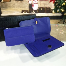 Replica Hermes Blue Dogon Duo Wallet
