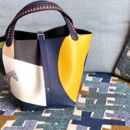 Replica Hermes Multicolor Patchwork Picotin Lock 22 Bag