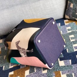Replica Hermes Multicolor Patchwork Picotin Lock 22 Bag