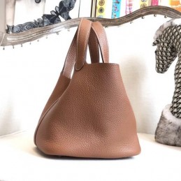 Replica Hermes Brown Picotin Lock 22 Bag