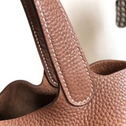 Replica Hermes Brown Picotin Lock 22 Bag