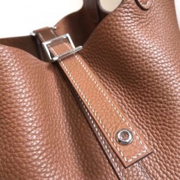 Replica Hermes Brown Picotin Lock 22 Bag