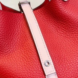 Replica Hermes Red White Picotin Lock 22 Bag