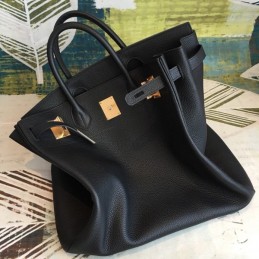 Replica Hermes Black HAC Haut a Courroies 40 Bag