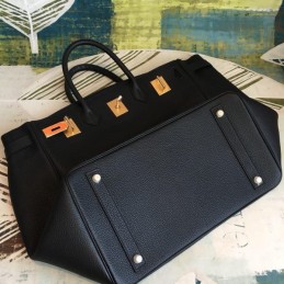 Replica Hermes Black HAC Haut a Courroies 40 Bag