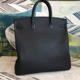 Replica Hermes Black HAC Haut a Courroies 45 Bag