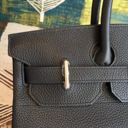 Replica Hermes Black HAC Haut a Courroies 45 Bag