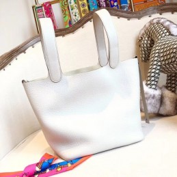 Replica Hermes White Picotin Lock 22 Bag